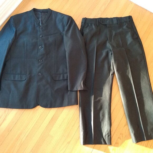 Mennonite Men's Suit 42R Jacket 32R Pants 27" Inseam Clerical - Picture 13 of 14